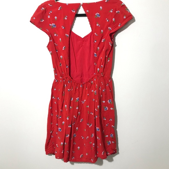 Abercrombie & Fitch Floral Open Back Mini Dress - Picture 5 of 5